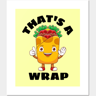 That's A Wrap - Cute Wrap Pun Posters and Art